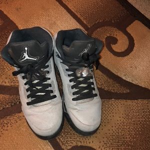 Grey Jordan 5s
